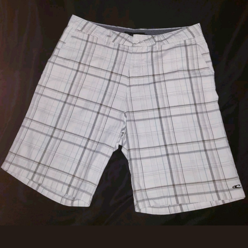 O'Neill Flat Front, Plaid Shorts